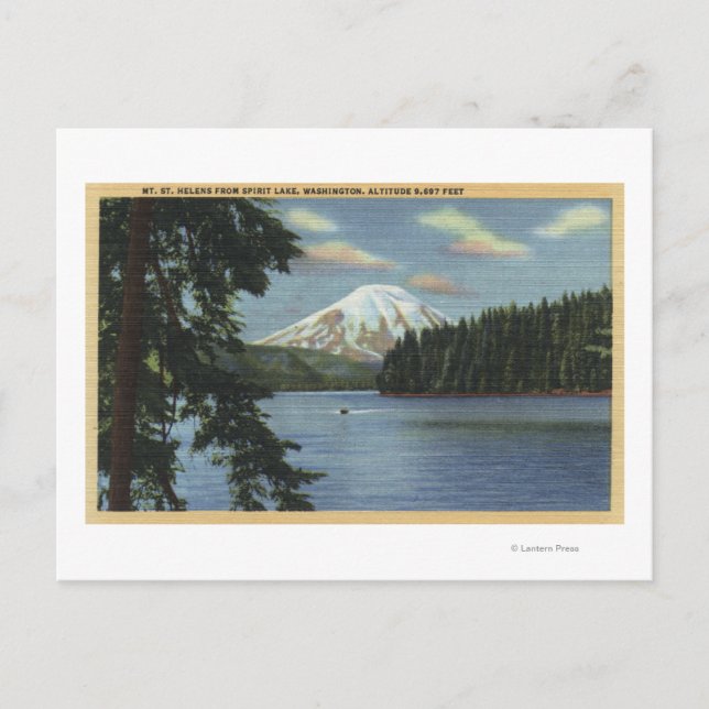 Washington - Sicht auf den Berg St. Postkarte (Vorderseite)