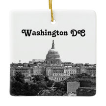 Washington Skyline geätzt