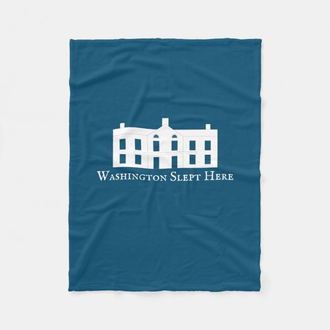 Washington Slept Here Fleece Blanket (Vorderseite)