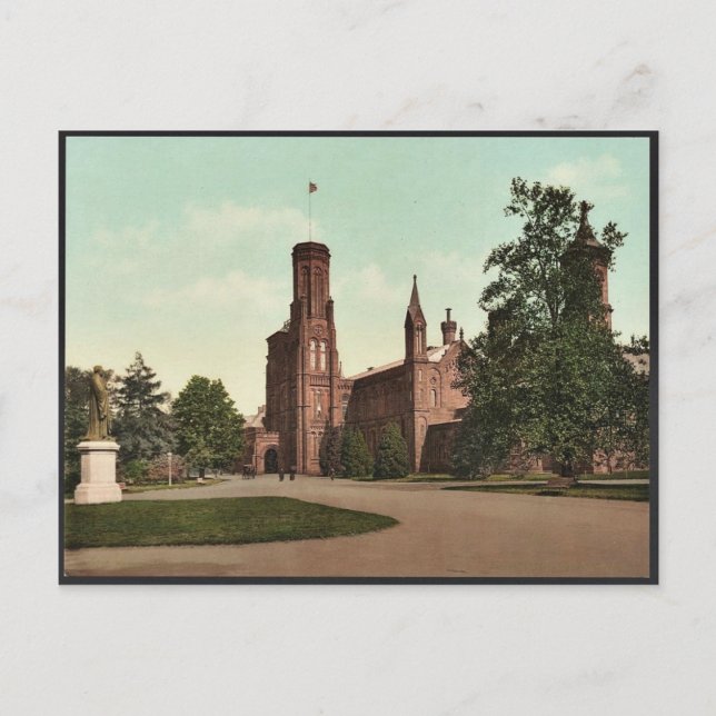 Washington. Smithsonian Institution classic Fotoc Postkarte (Vorderseite)