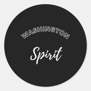 Washington Soccer Fan Support Stadion Zeigen Sie I Runder Aufkleber