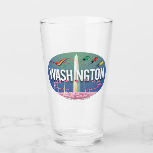 Washington Springtime Cherry Blossom Glas