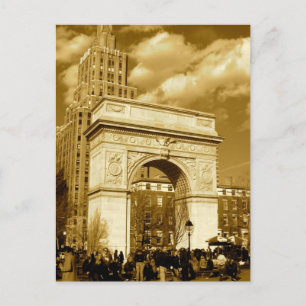 Washington Square Arch Postkarte