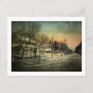 Washington St., Winter, Cape May, NJ Vintag Postkarte