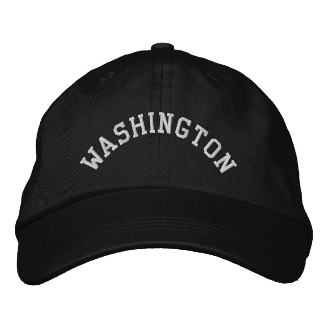 Washington Staat bestickt Bestickte Baseballkappe (Vorderseite)