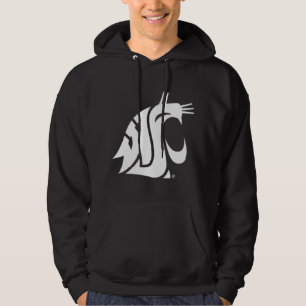 Washington Staat Cougars Links Thorax Icon Logo Hoodie