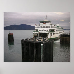 Washington Staat Ferry Poster