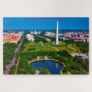 Washington Staat Hauptstadt DC. Weihnachtsgrüße Puzzle