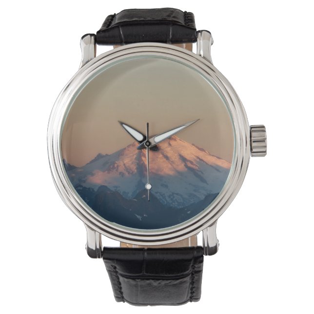 Washington Staat, North Cascades. Mount Baker Armbanduhr (Vorderseite)