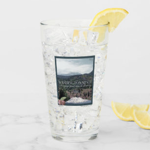 Washington Staat Poster Art Glas