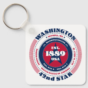 Washington Staat Schlüsselanhänger