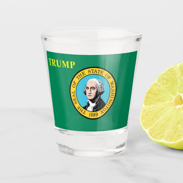 WASHINGTON STAAT SCHNAPSGLAS (Vorderseite)