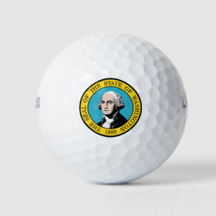 Washington Staat Siegel - Golfball