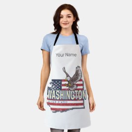 Washington Staat United Staaten Map USA Souvenir Schürze