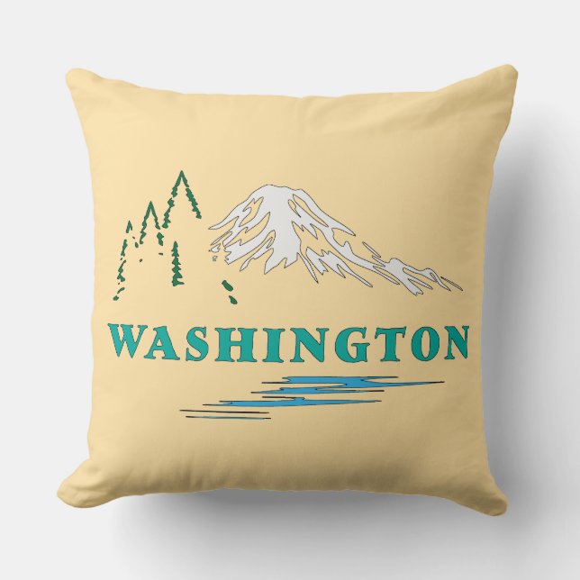 Washington Staat USA Kissen (Vorderseite)