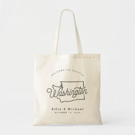 Washington Staat Wedding Welcome Tote Bag Tragetasche