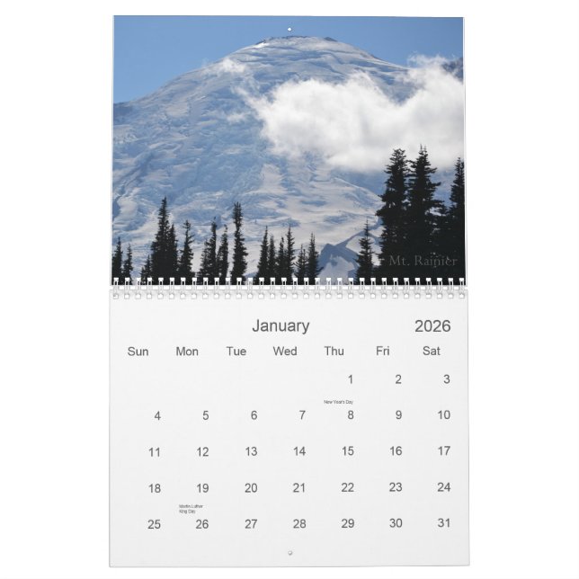 Washington-Staats-Kalender 2013 Kalender (Jan 2026)