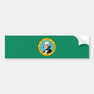 Washington State Flagge Autoaufkleber
