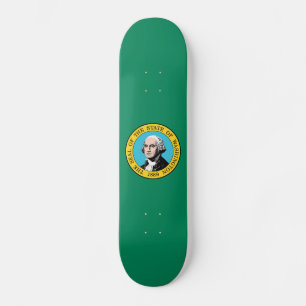 Washington State Flagge Skateboard