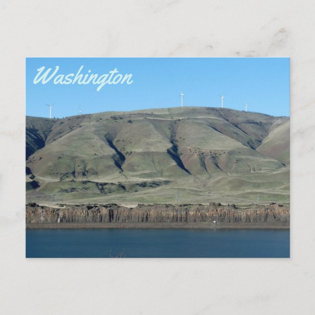 Washington State Postkarte (Vorderseite)