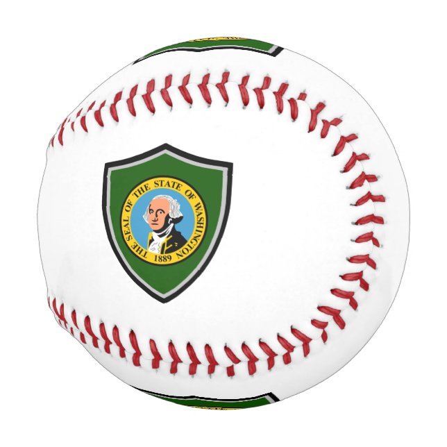 Washington State Schildflagge Baseball (Vorne Rechts)