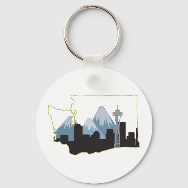 Washington State Schlüsselanhänger (Vorderseite)