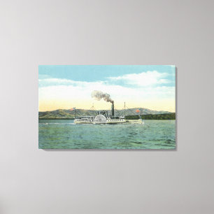 Washington Steamer, Ossipee Range View Leinwanddruck