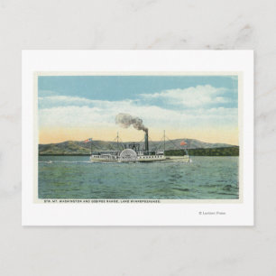 Washington Steamer, Ossipee Range View Postkarte