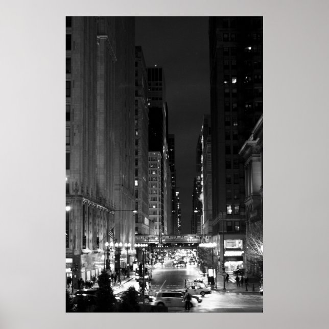 Washington Street, Chicago, IL Poster (Vorne)
