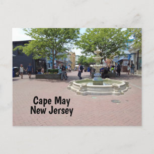 Washington Street Mall in Cape May NJ Postkarte