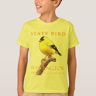 Washington-Territorium-Vogel Der amerikanische Gol T-Shirt