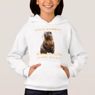 Washington Territory Mammal - das olympische Marmo Hoodie