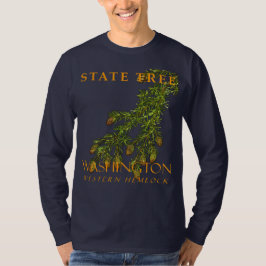 Washington Territory Tree Der Western Hemlock Spru T-Shirt