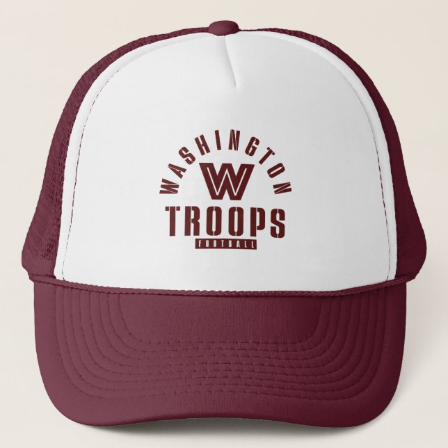 Washington Troops Trucker Hat Truckerkappe (Vorderseite)
