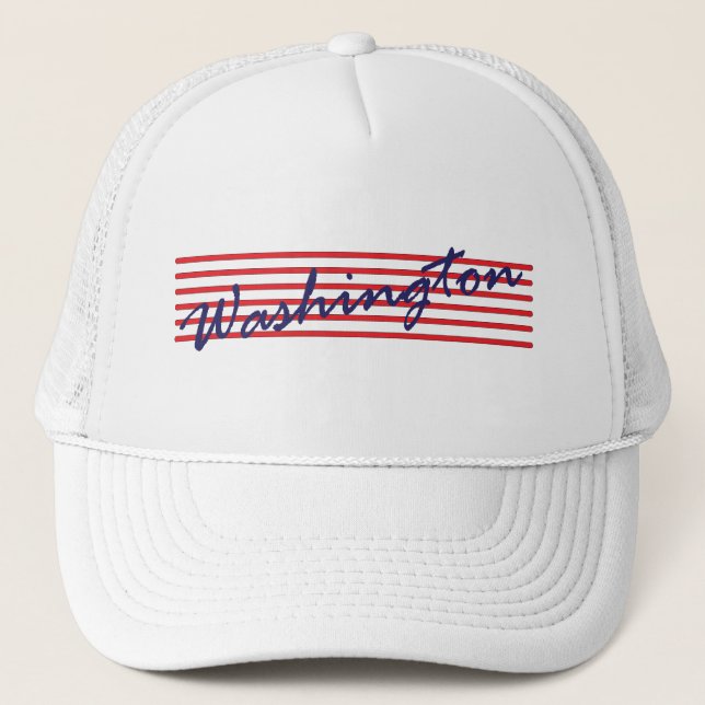 Washington Truckerkappe (Vorderseite)