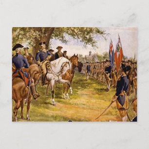 Washington übernimmt das Kommando Postkarte