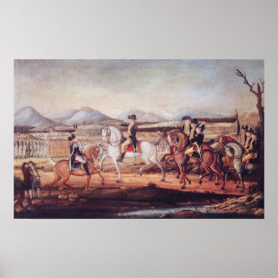 Washington - Überprüfung der Western-Armee Poster