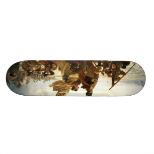 Washington überquert das Delaware Skateboard