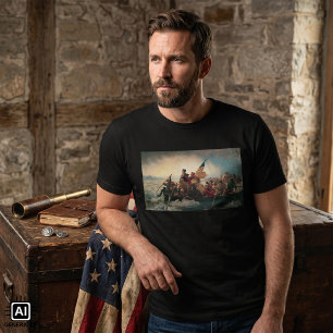 Washington überquert Delaware durch Emanuel Leutze T-Shirt