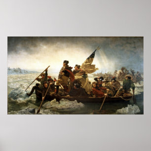 Washington überquert den Delaware Poster