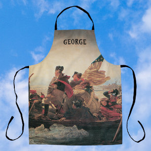 Washington überquert den Delaware von Emanuel Leut Schürze