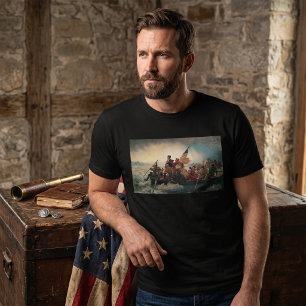 Washington überquert den Delaware von Emanuel Leut T-Shirt
