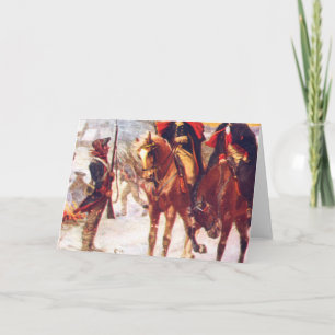 Washington und Lafayette im Valley Forge Karte