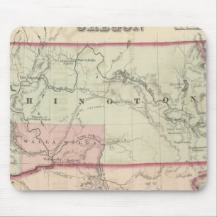 Washington und Oregon und Idaho und Montana Mousepad