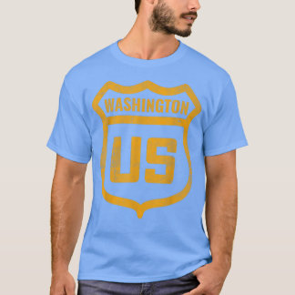 Washington - US-Autobahn bedrückte den Wetterausbl T-Shirt