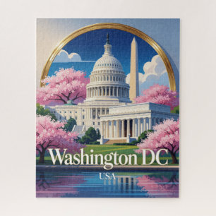 Washington USA Kapitol und Monument Reise Puzzle