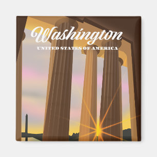 Washington USA Magnet
