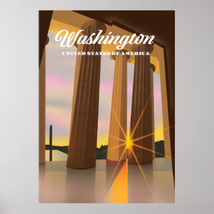 Washington USA Poster