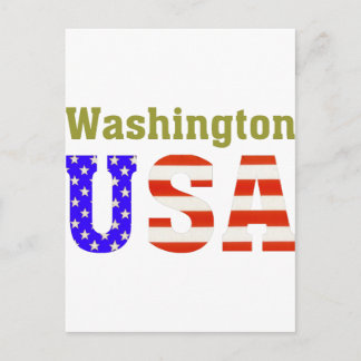 Washington USA! Postkarte