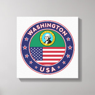 Washington, USA Staaten, Washington Poster Leinwanddruck